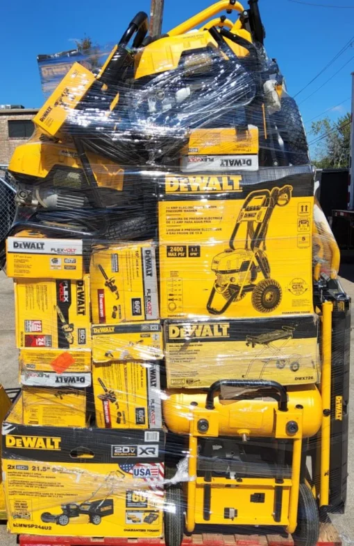buy dewalt tool pallet liquidations europe