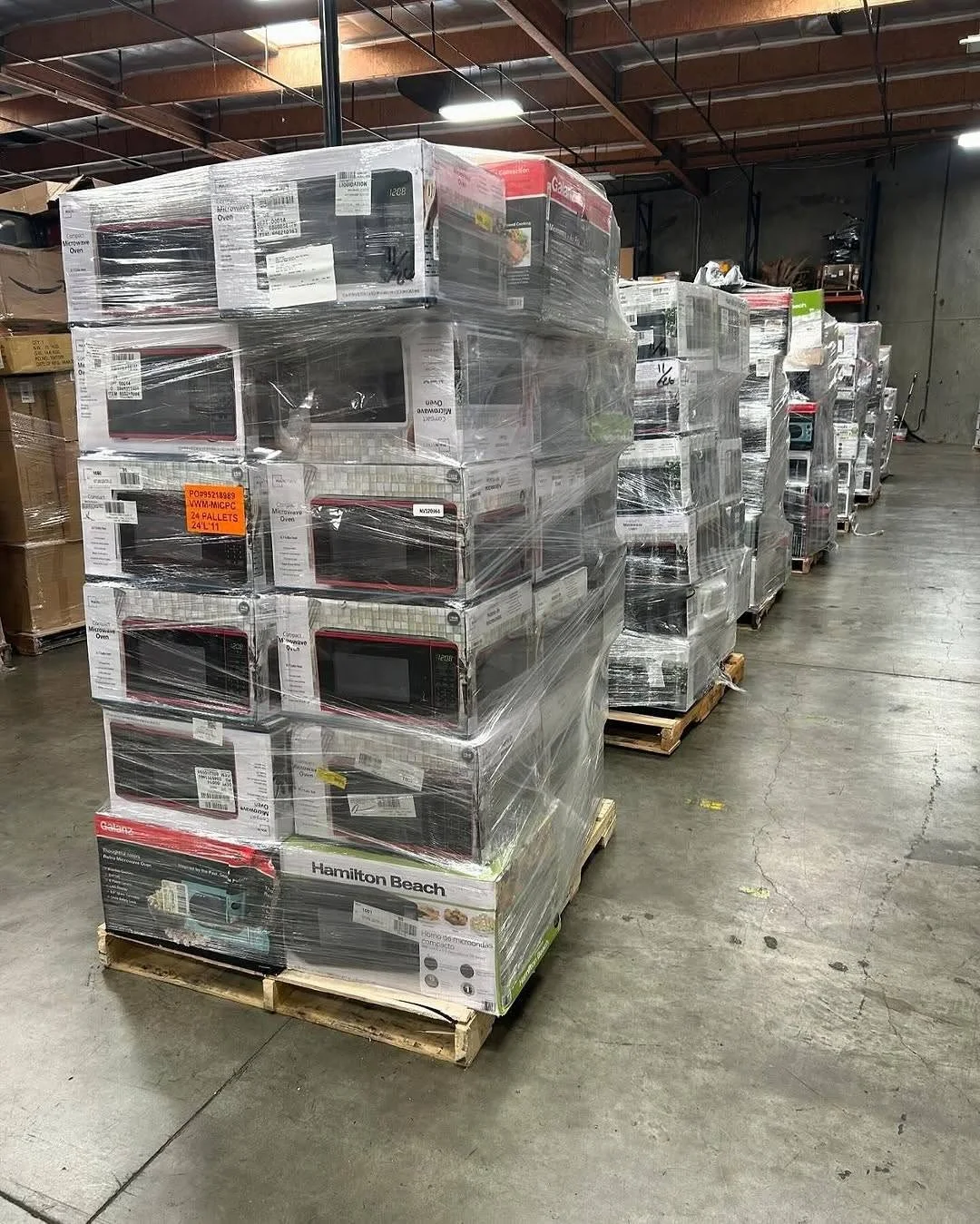 pallet microonde all'ingrosso italia