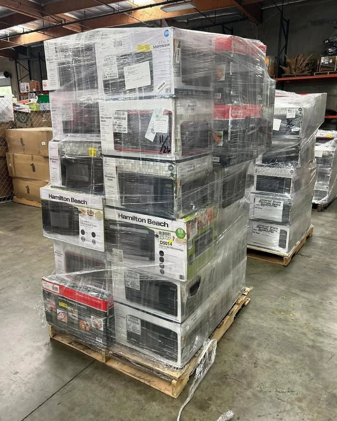 pallet forni a microonde in liquidazione italia