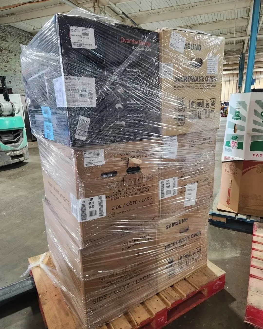 pallet forni a microonde in liquidazione italia