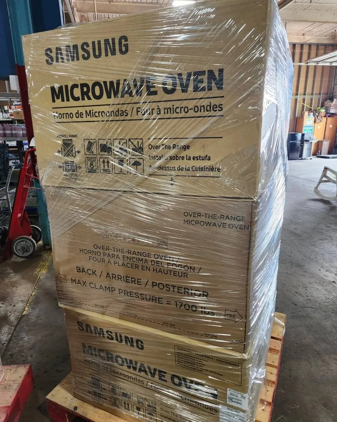 comprare pallet forni a microonde all'ingrosso