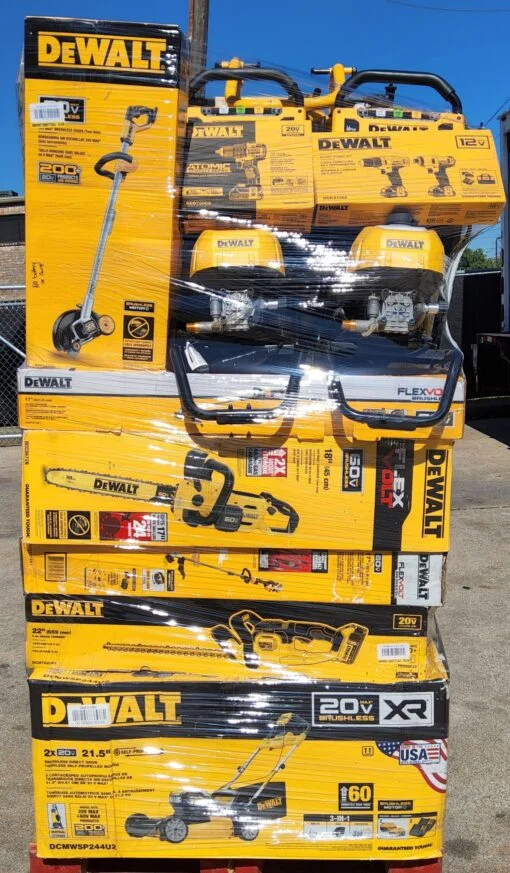 buy dewalt tool pallet liquidations europe